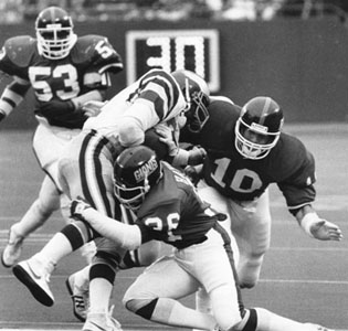 Brad Van Pelt with NY Giants